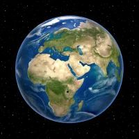 3D Earth Map - Satellite View